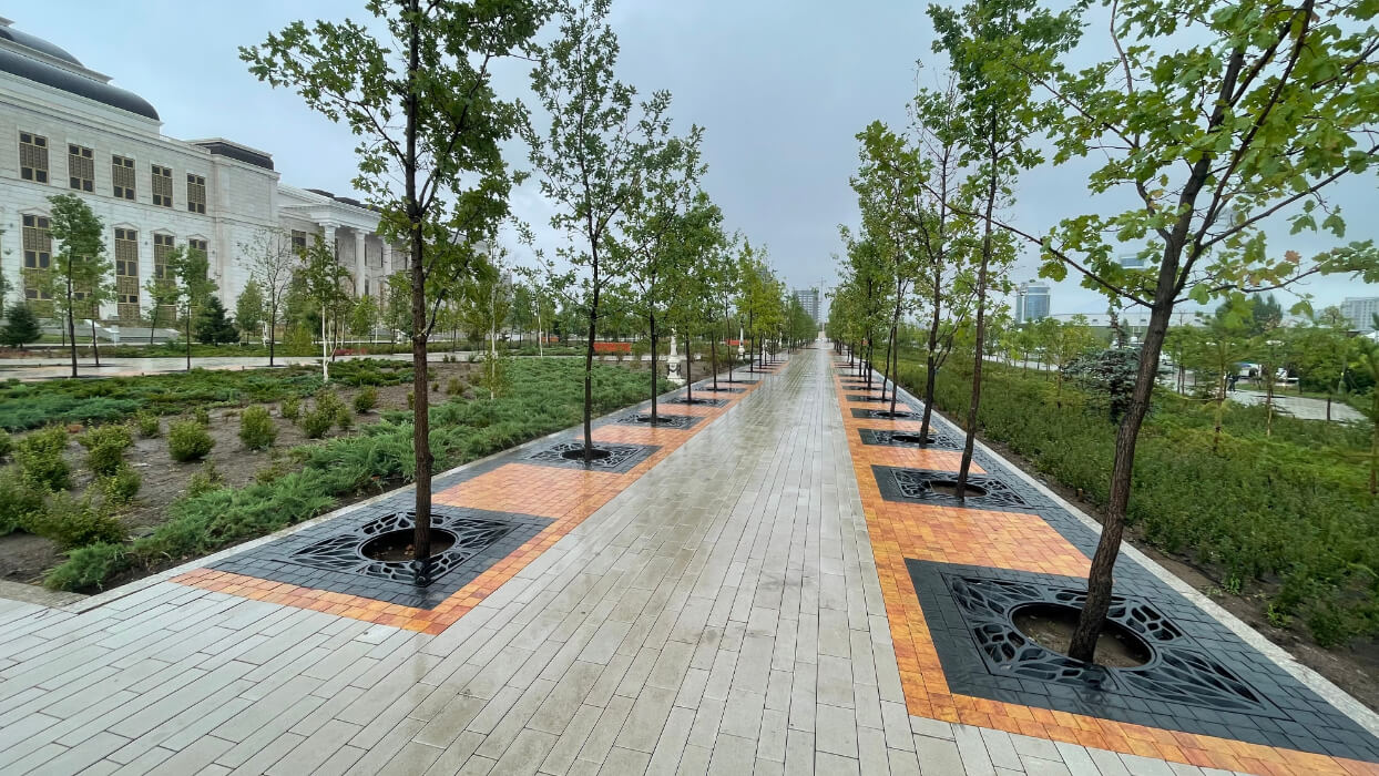 Приствольная решетка для дерева ZKING CRUST 1.2х1.2м Черная в Люберцах фото