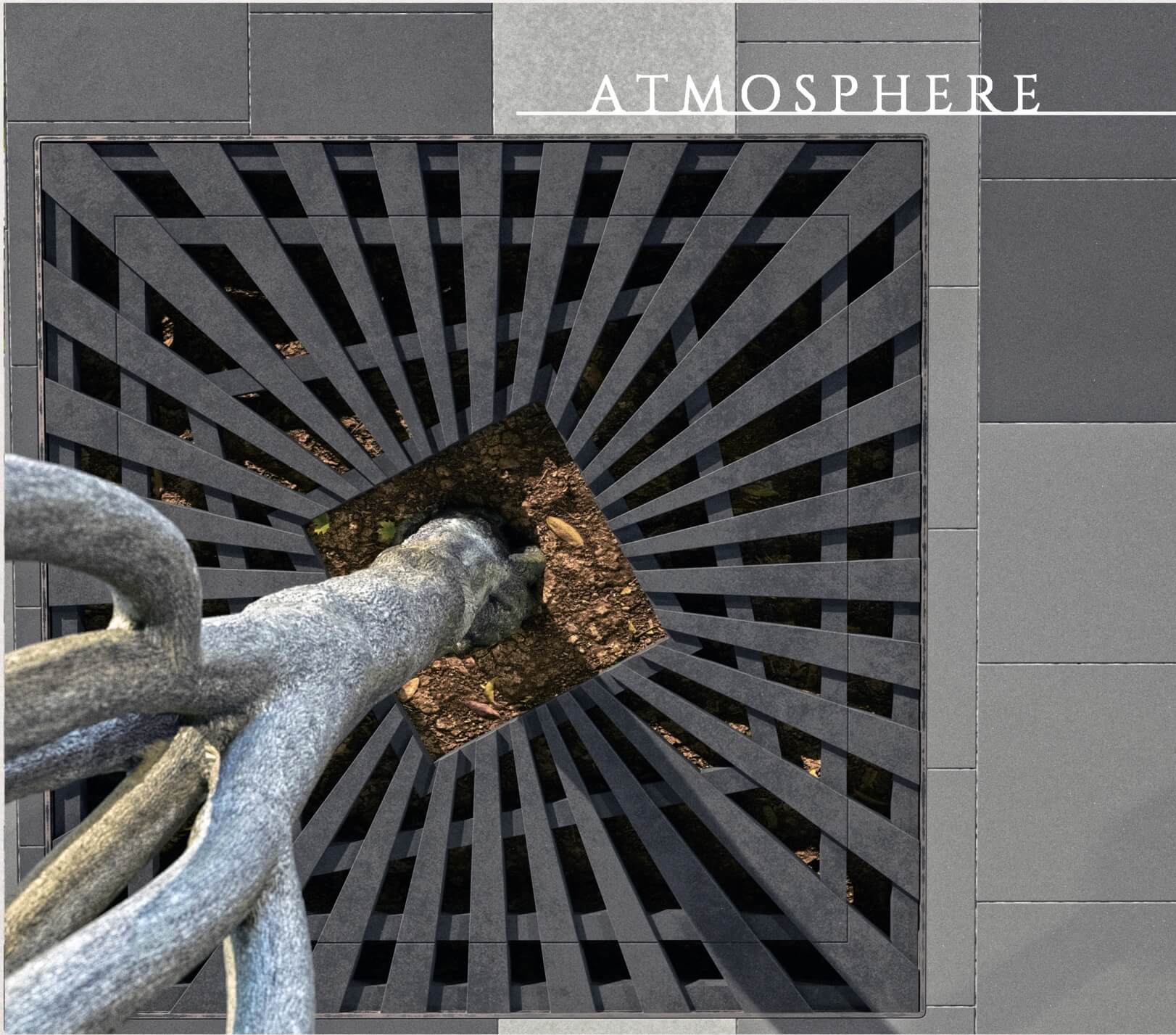 Приствольная решетка для дерева ZKING ATMOSPHERE 1.2х1.2м Черная в Люберцах фото