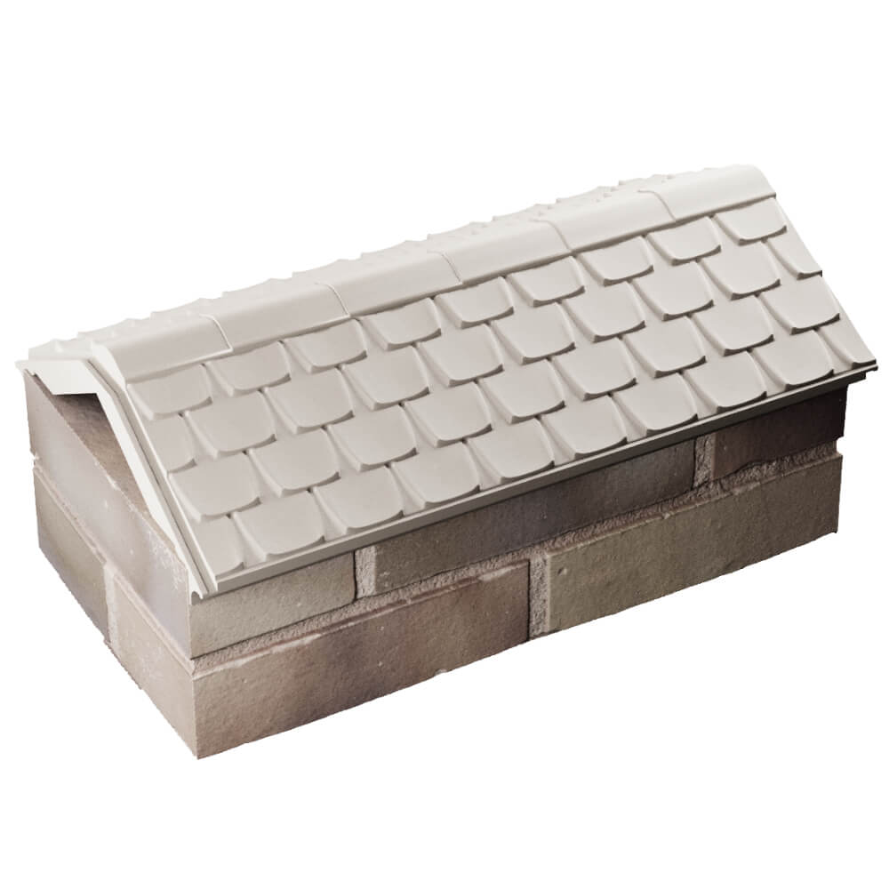 Парапет Zking Эльбрус Бежевый с посадкой на 1 кирпич (255мм) в Люберцах фото