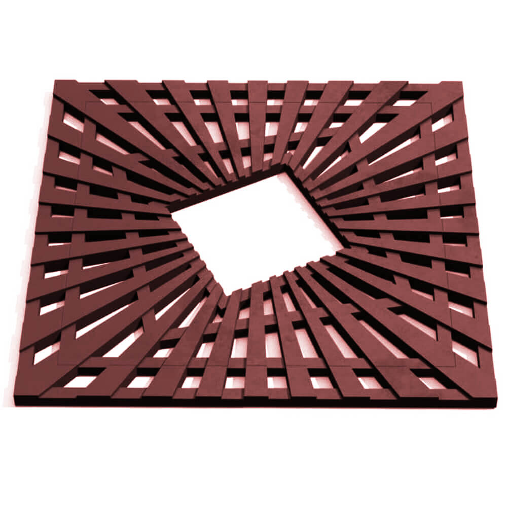 Приствольная решетка для дерева ZKING ATMOSPHERE 1.2х1.2м Коричневая Люберцы фото