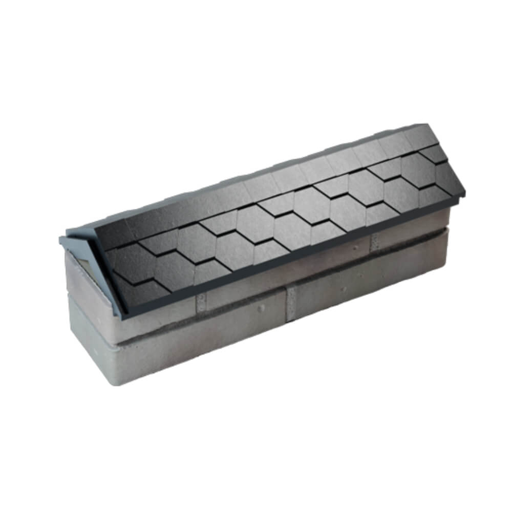 Парапет Zking Эверест Черный с посадкой на 0.5 кирпича (130мм) в Люберцах фото