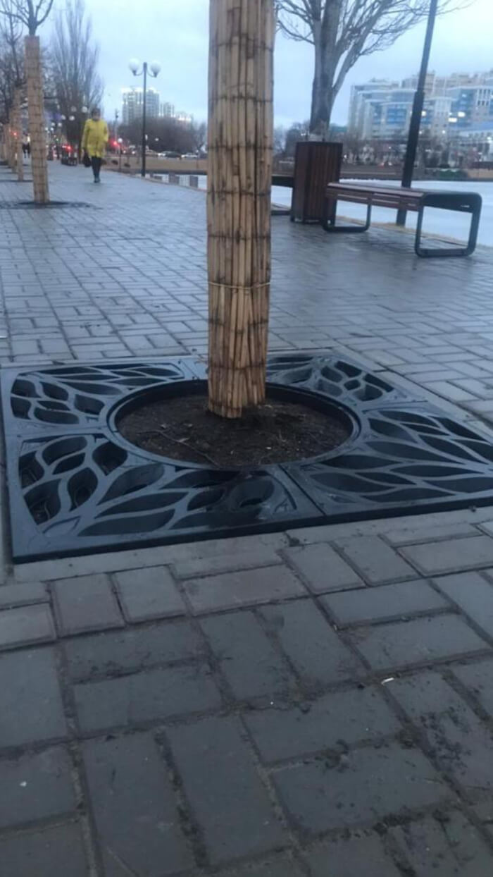 Приствольная решетка для дерева ZKING CRUST 1.2х1.2м Черная в Люберцах фото