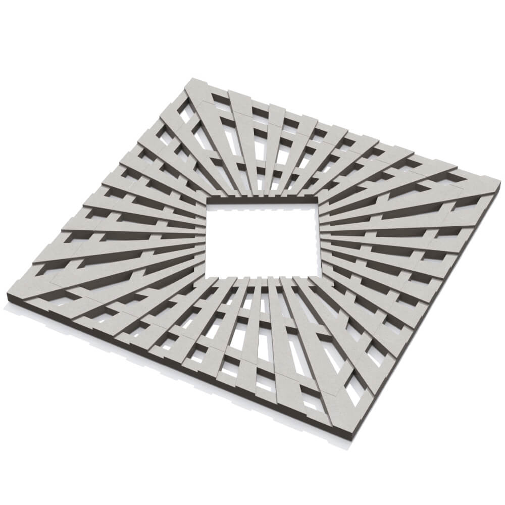 Приствольная решетка для дерева ZKING ATMOSPHERE 1.2х1.2м Бежевая в Люберцах фото