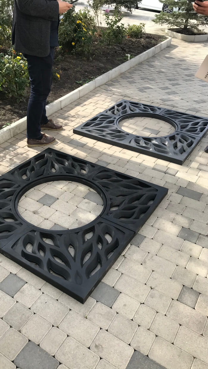 Приствольная решетка для дерева ZKING CRUST 1.2х1.2м Черная в Люберцах фото