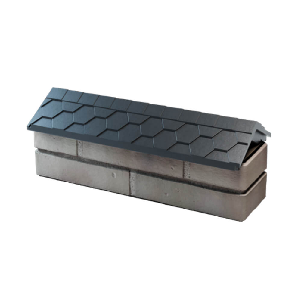 Парапет Zking Эверест Серый с посадкой на 0.5 кирпича (130мм) в Люберцах фото