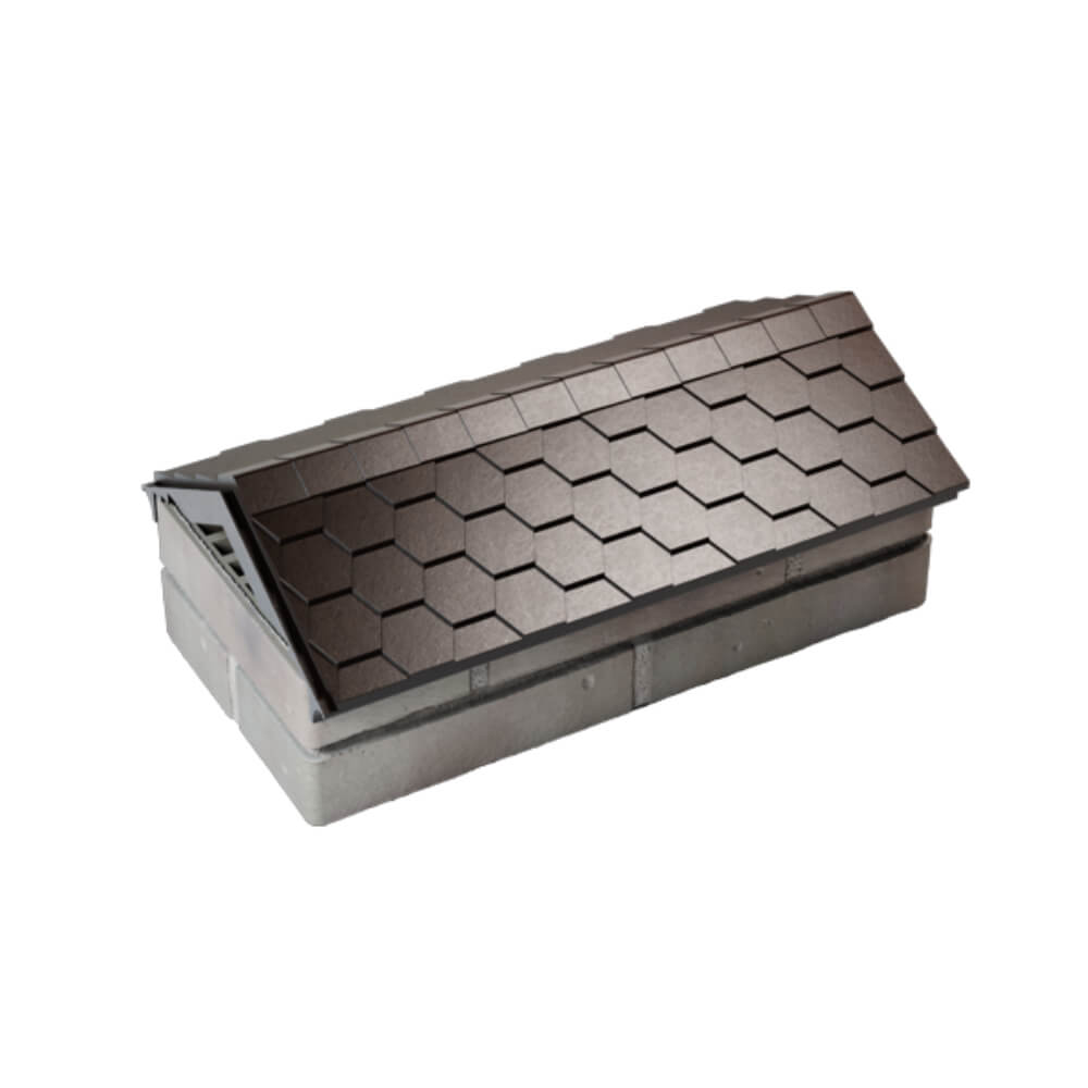 Парапет Zking Эверест Коричневый с посадкой на 1 кирпич (200/225/255мм) в Люберцах фото