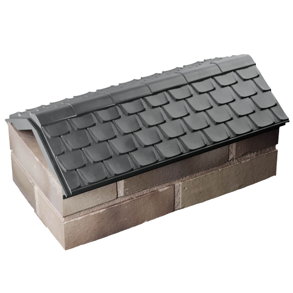 Парапет Zking Эльбрус Серый с посадкой на 1 кирпич (255мм) в Люберцах фото