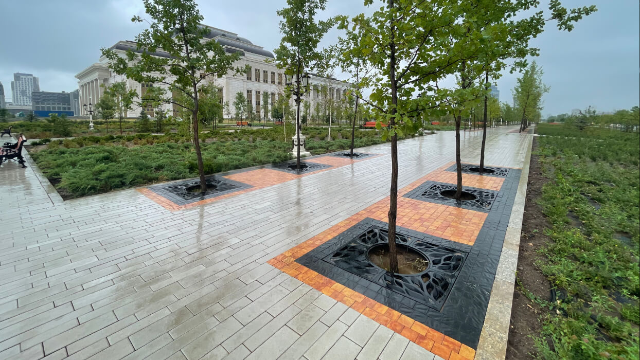 Приствольная решетка для дерева ZKING CRUST 1.2х1.2м Черная в Люберцах фото