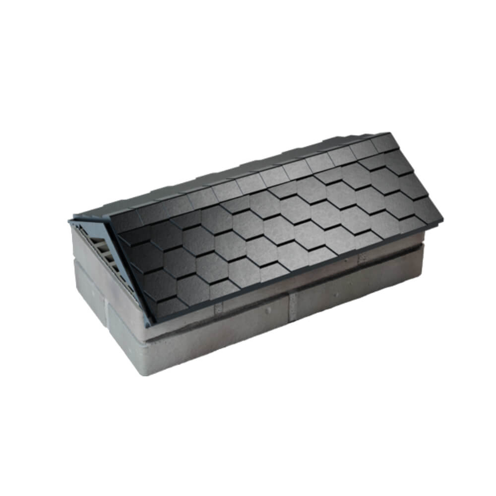 Парапет Zking Эверест Черный с посадкой на 1 кирпич (200/225/255мм) в Люберцах фото