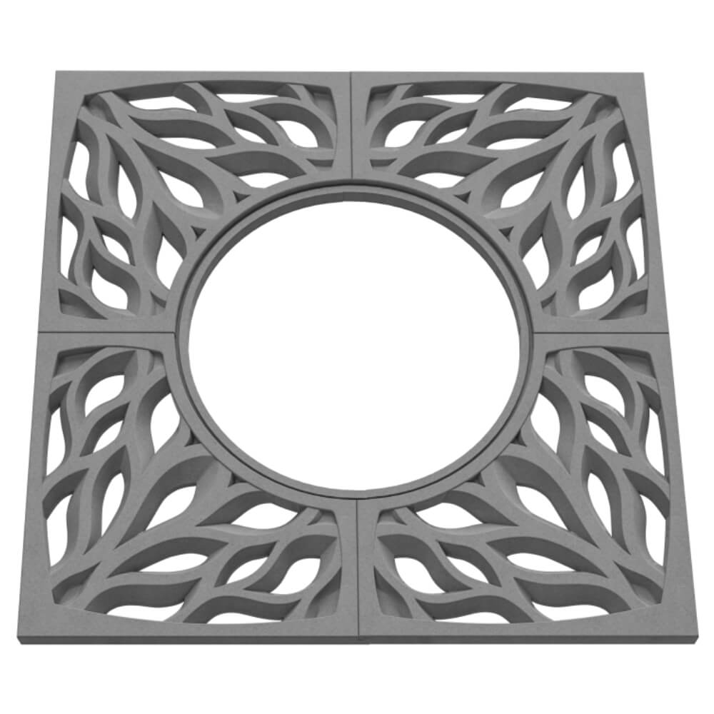 Приствольная решетка для дерева ZKING CRUST 1.2х1.2м Серая в Люберцах фото