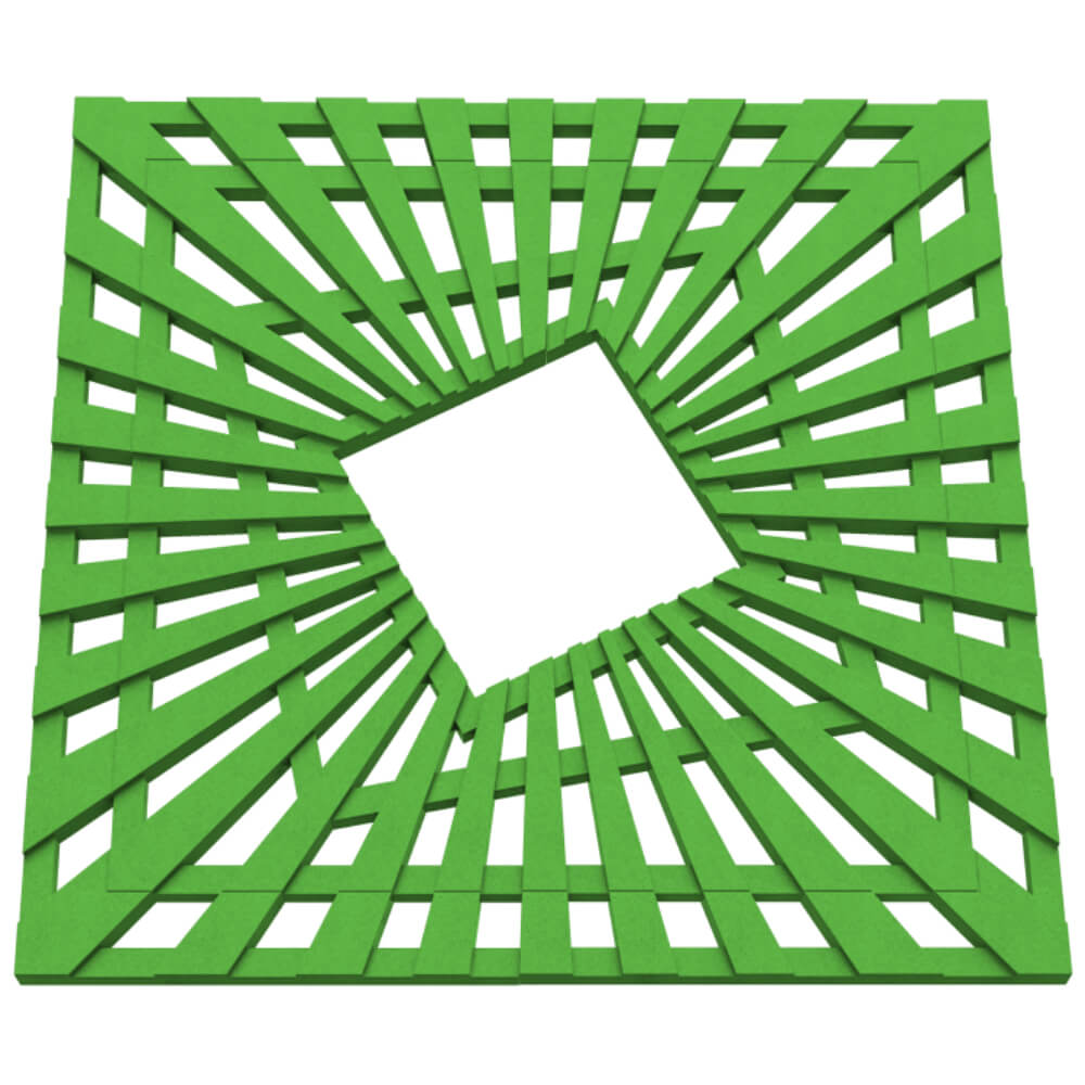 Приствольная решетка для дерева ZKING ATMOSPHERE 1.2х1.2м Зеленая в Люберцах фото