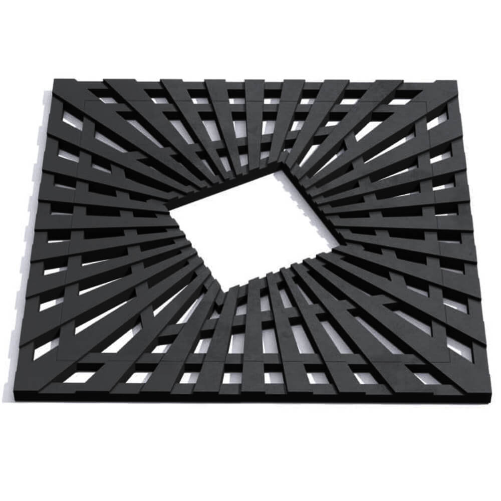 Приствольная решетка для дерева ZKING ATMOSPHERE 1.2х1.2м Черная Люберцы фото