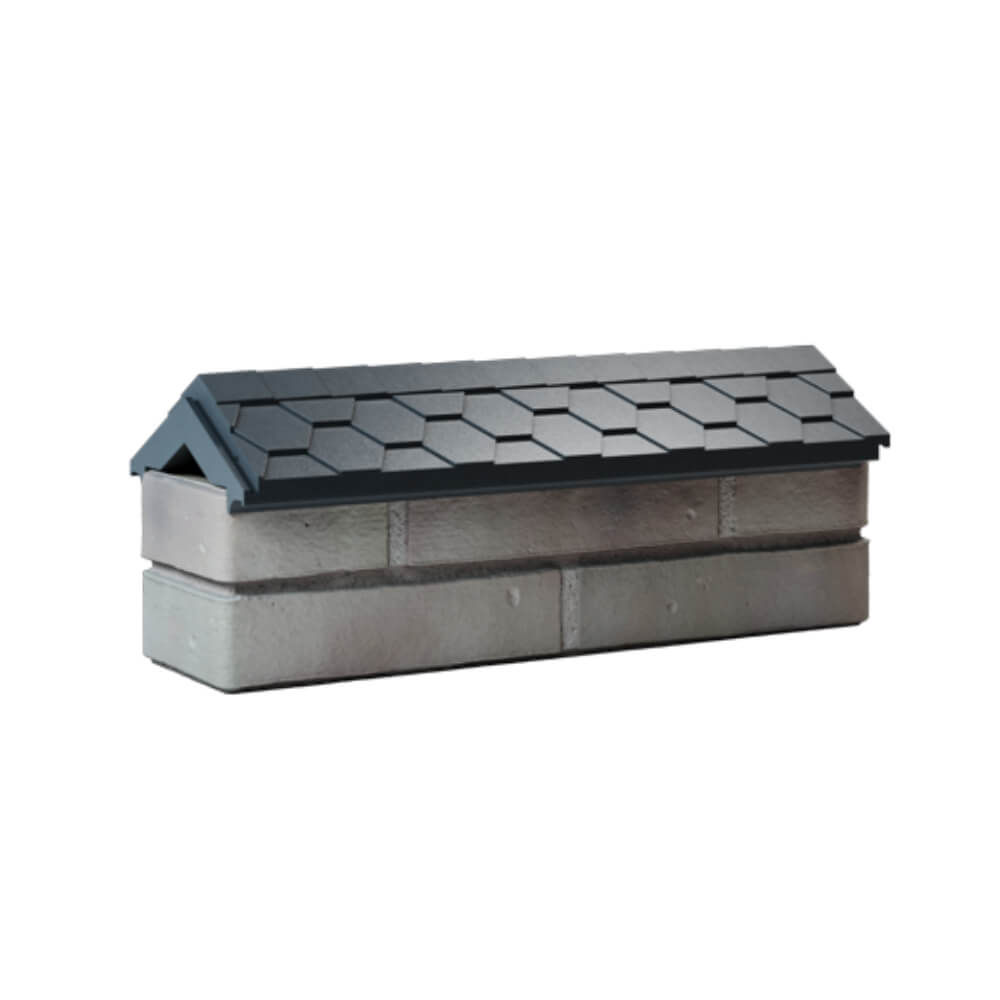 Парапет Zking Эверест Серый с посадкой на 0.5 кирпича (130мм) Люберцы фото