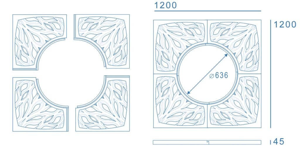 Приствольная решетка для дерева ZKING CRUST 1.2х1.2м Черная в Люберцах фото