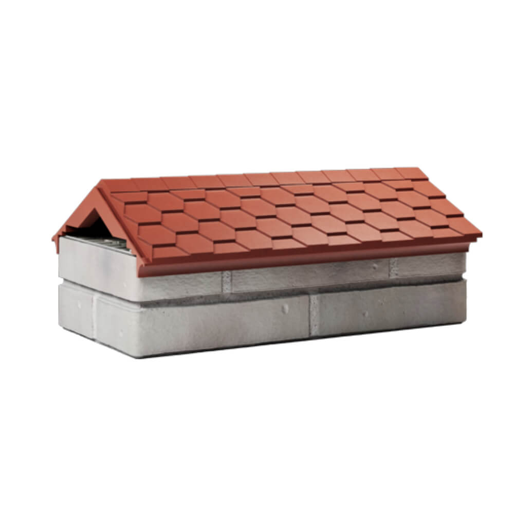 Парапет Zking Эверест Красный с посадкой на 1 кирпич (200/225/255мм) Люберцы фото