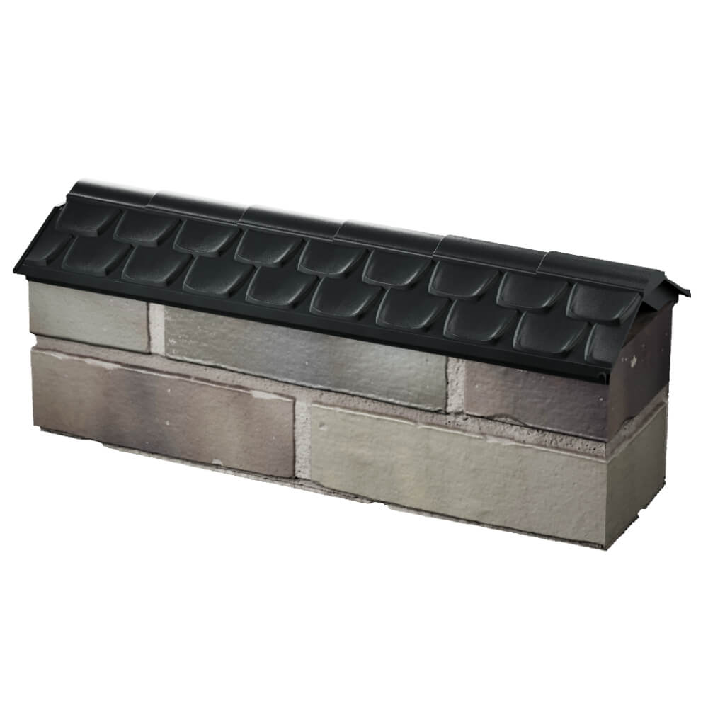 Парапет Zking Эльбрус Черный с посадкой на 0.5 кирпича (130мм) в Люберцах фото