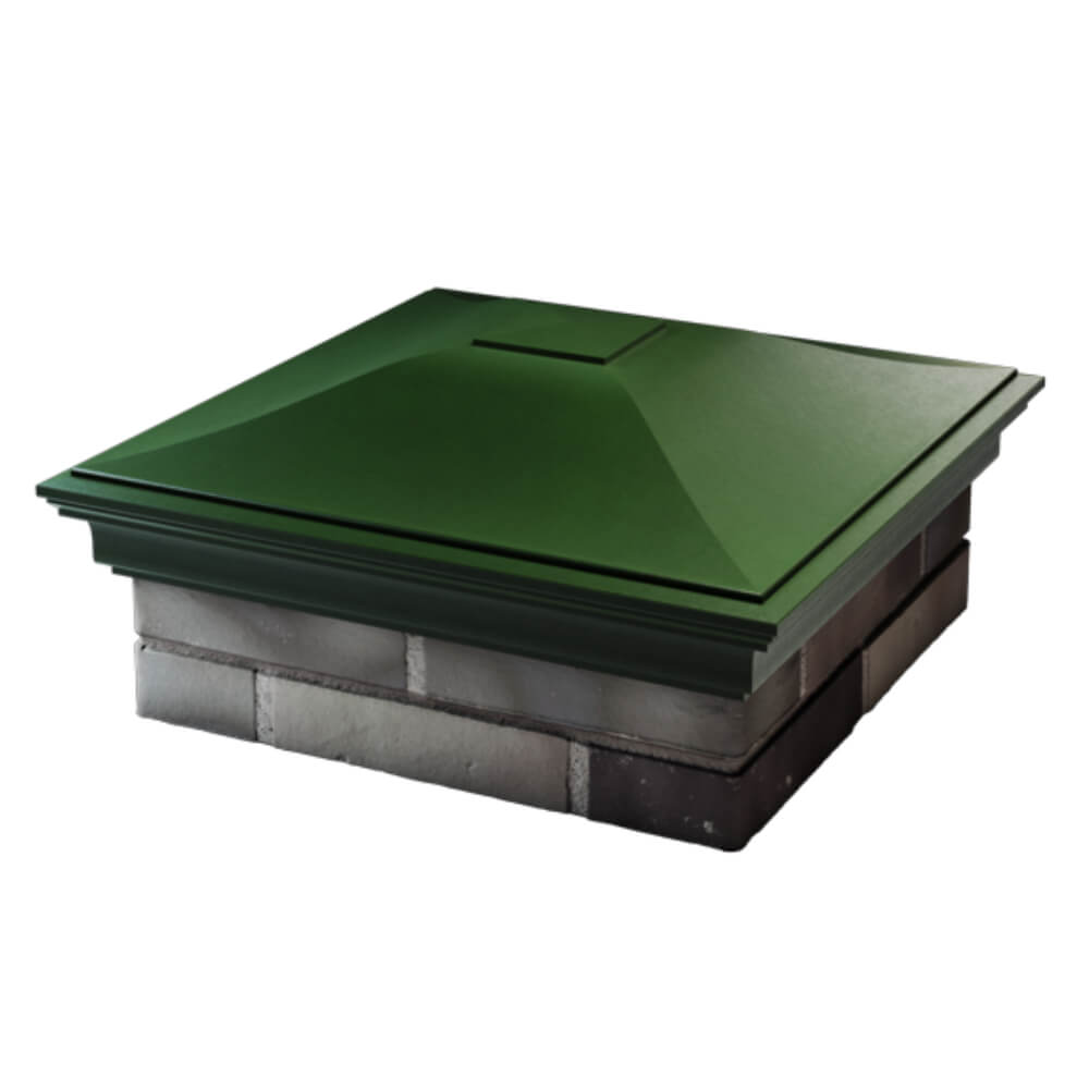 Колпак Zking Монблан Зеленый на столб 2х2 кирпича (515х515мм) в Люберцах фото