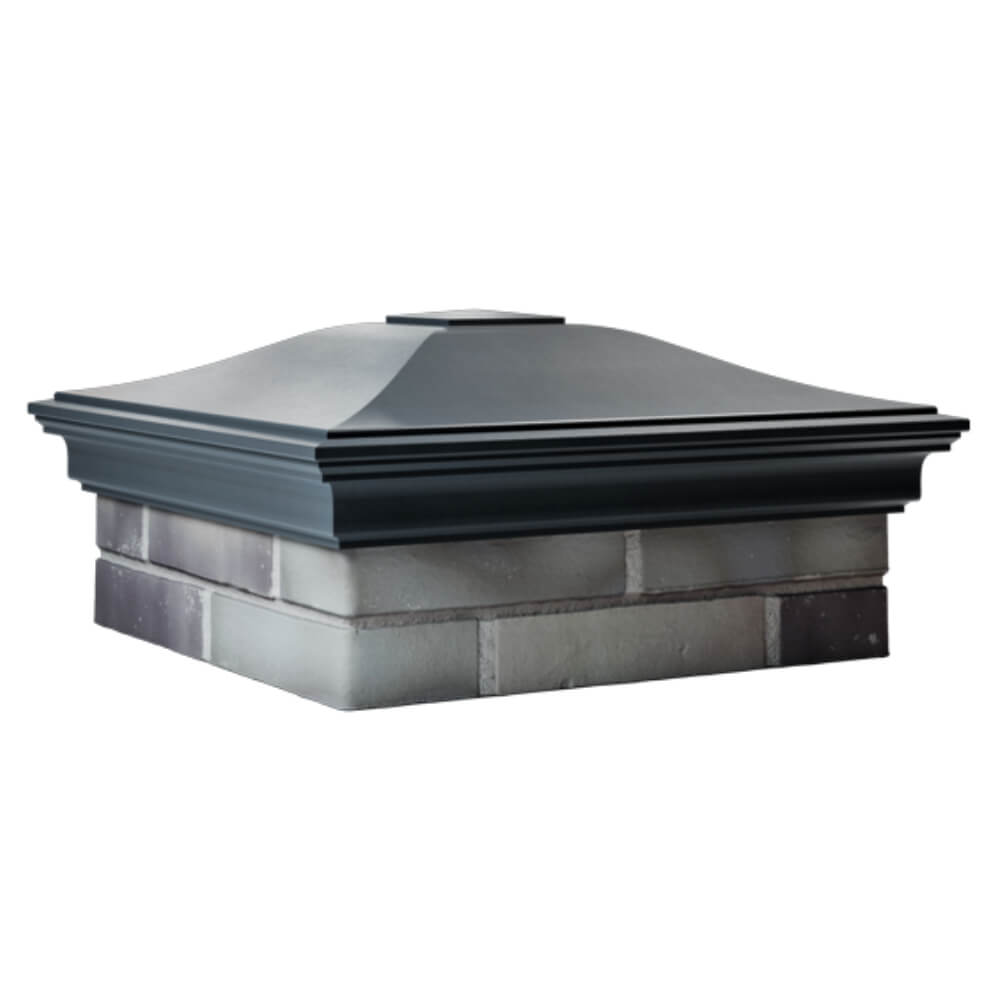 Колпак Zking Монблан Серый на столб 2х2 кирпича (515х515мм) в Люберцах фото