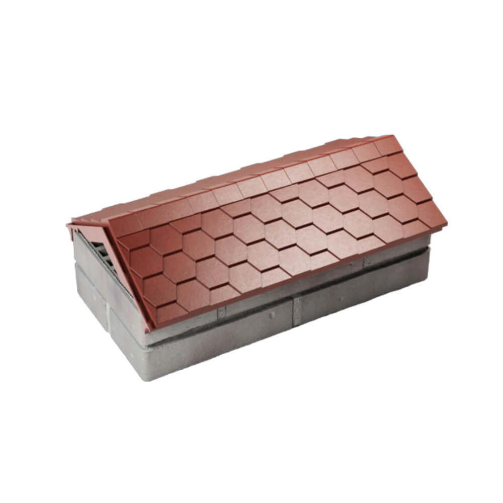 Парапет Zking Эверест Красный с посадкой на 1 кирпич (200/225/255мм) в Люберцах фото