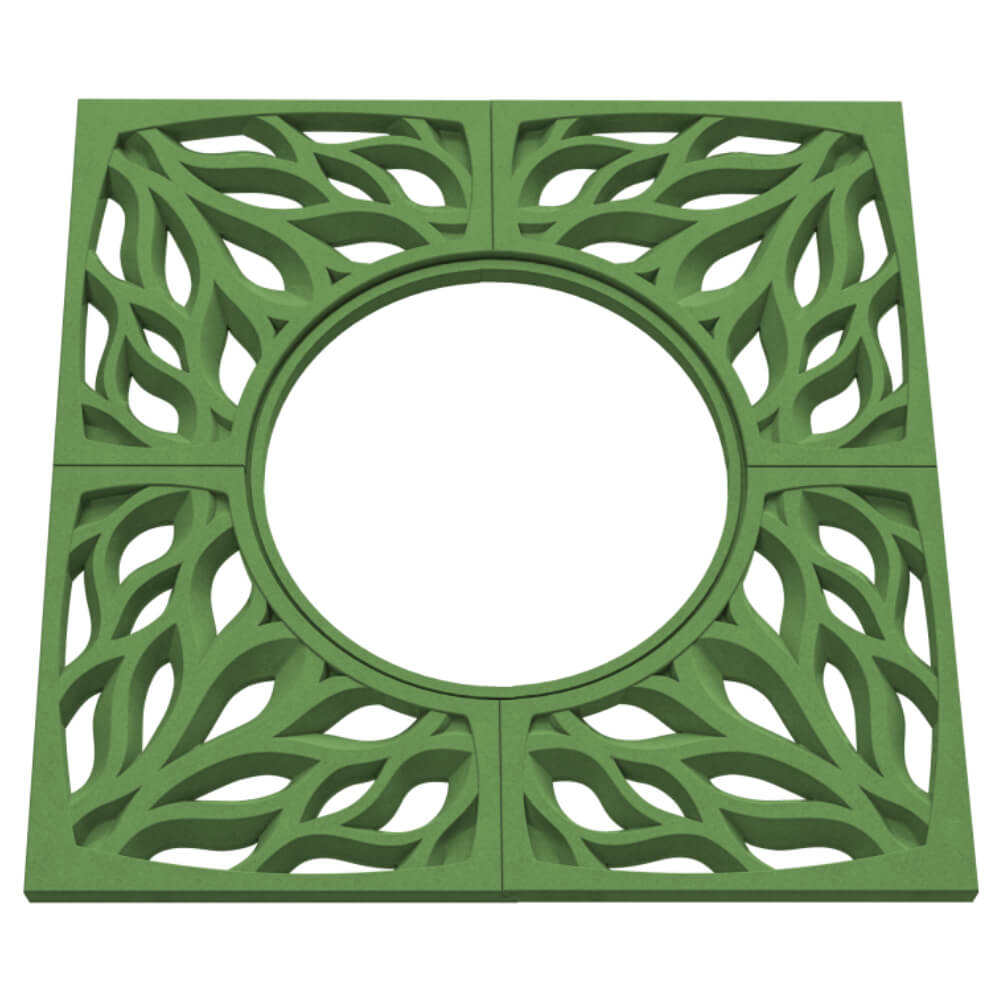 Приствольная решетка для дерева ZKING CRUST 1.2х1.2м Зеленая в Люберцах фото