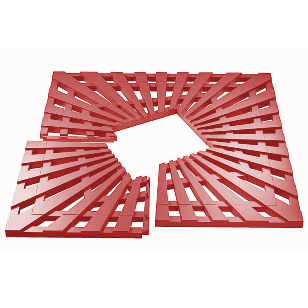 Приствольная решетка для дерева ZKING ATMOSPHERE 1.2х1.2м Красная в Люберцах фото