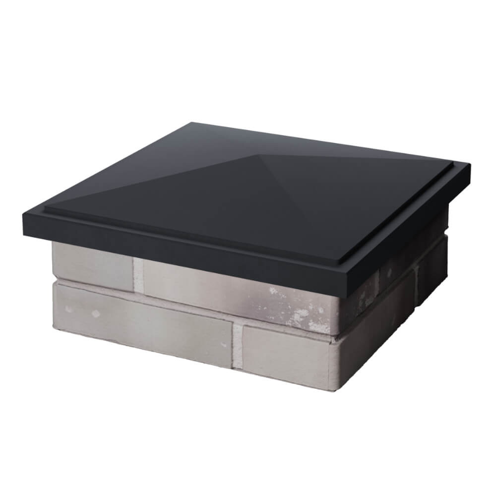 Колпак Zking БонаМоно Серый на столб 1.5х1.5 кирпича (385х385, 400х400мм) в Люберцах фото