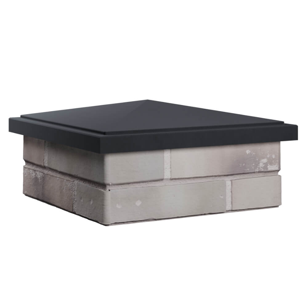 Колпак Zking БонаМоно Серый на столб 1.5х1.5 кирпича (385х385, 400х400мм) в Люберцах фото