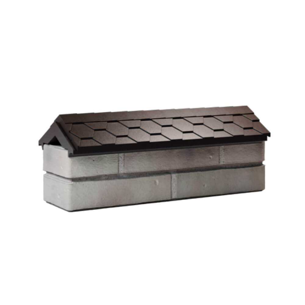 Парапет Zking Эверест Коричневый с посадкой на 0.5 кирпича (130мм) Люберцы фото