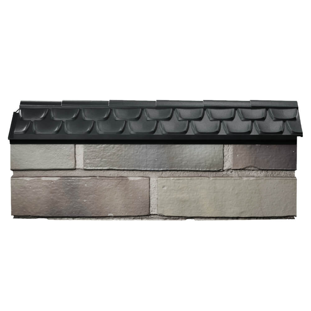 Парапет Zking Эльбрус Черный с посадкой на 0.5 кирпича (130мм) в Люберцах фото